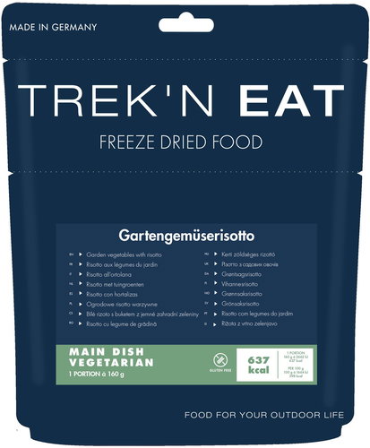 Trek'n eat White risotto with a bouquet of fine garden vegetables - MRE - Main image