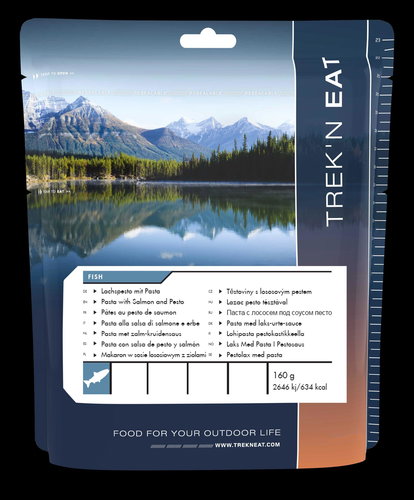 Trek'n eat Italian pasta with salmon pesto - MRE - Main image