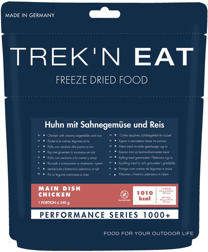 Trek'n eat Tender chicken with creamy vegetables and rice 1000+ kcal - MRE - Main image