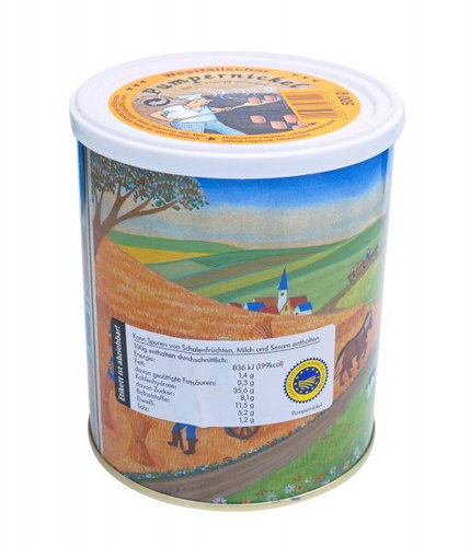 Trek'n eat Durable pumpernickel bread in a tin 500 g - MRE - Main image