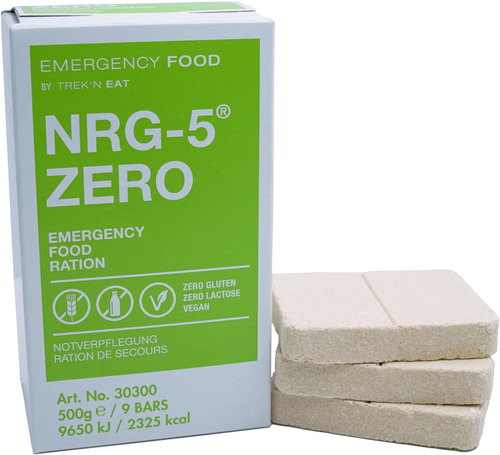 Trek'n eat NRG-5® ZERO emergency gluten-free food ration (shelf life 15 years) - MRE - Main image