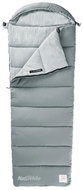 Naturehike washable sleeping bag M400 with hood 1860 g grey - right - Sleeping Bag
