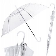 Hurtdex Automatický skladací dáždnik transparentný - Dáždnik