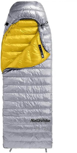 Naturehike Down sleeping bag CW400, 750 FP, 930 g, size 2.5 mm, 2.5 oz. L - grey - Sleeping Bag - Main image
