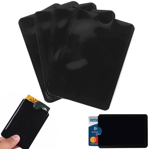 Verk Protective sleeve with RFID protection for credit cards 4 pcs - Document Holder - Main image