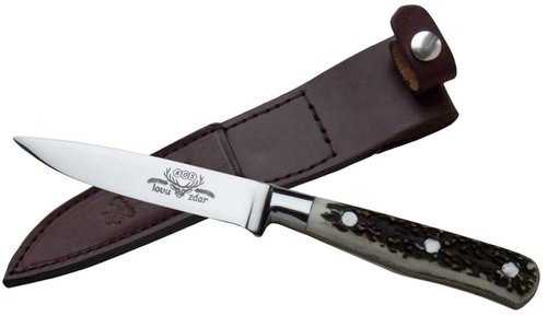 KDS-Gepäck – halbverdeckt, Geweih, Edelstahl - Jagdmesser - Hauptbild