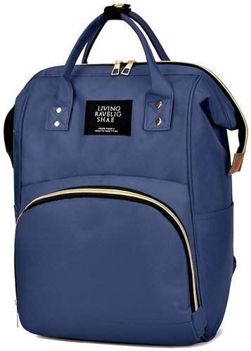 Kruzzel 8912 Women's city backpack 30 l, 2in1, blue - City Backpack - Main image