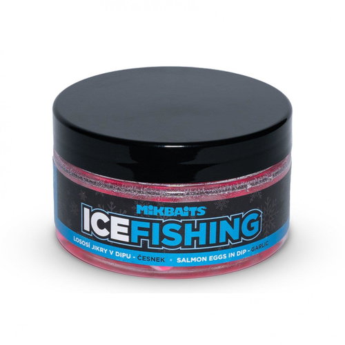 Mikbaits Salmon roe in Ice Fishing Range Garlic Dip 100 ml - Bait - Main image