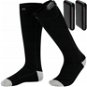Trizand 19549 Elektricky vyhřívané ponožky AKU 4000mAh, USB, vel. 36-44 černé - Heated Socks