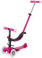 Children's Scooter Micro Mini2grow Deluxe Magic LED pink - Dětská koloběžka