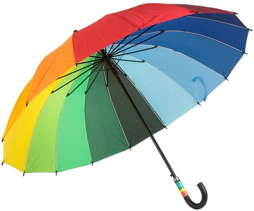 Verk 25007 Umbrella - rainbow, 115 cm - Umbrella - Main image