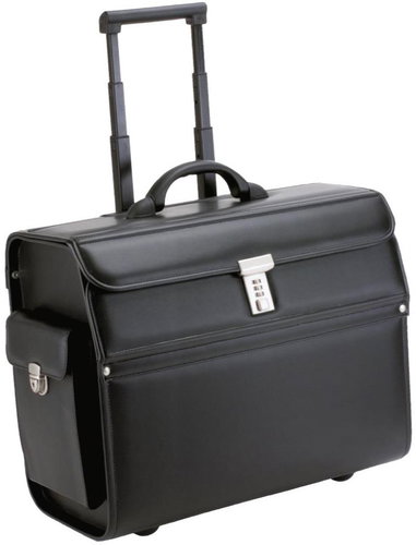 Alassio Mondo pilot suitcase on wheels black - Suitcase - Main image