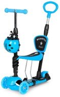 Ecotoys Balanční dětská koloběžka YM-SW-6 BLUE, 5v1, LED, beruška, modrá - Children's Scooter