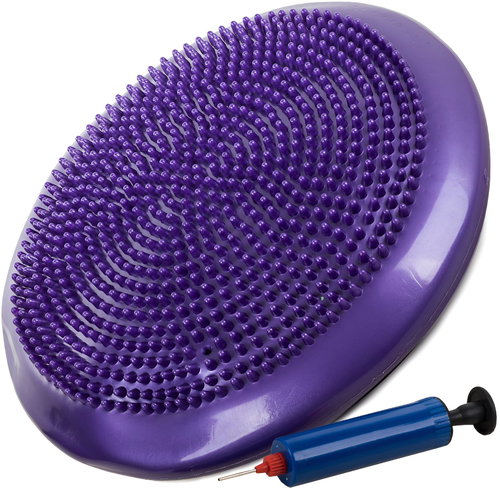 Verk 14210_F Rubber lens pad with protrusions, thickener, 32 cm purple - Balance Cushion - Main image