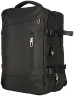KIK KX4109 Cestovní batoh na notebook, rozšiřitelný 26–36 l, USB, černý - Batoh