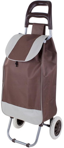 Verk 01745 Shopping bag on wheels 30 l brown - Shopping Bag - Main image