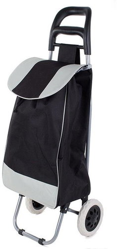 Verk 01745 Shopping bag on wheels 30 l black - Shopping Bag - Main image