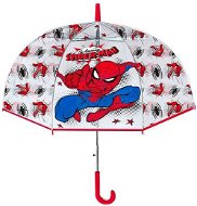 Detský dáždnik Siva dáždnik Spider Man transparentný - Dětský deštník