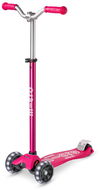 Micro Maxi Deluxe Pro LED růžová - Children's Scooter