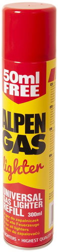 Alpen Camping Universal gas 300 ml - Lighter Refill - Main image