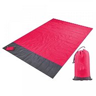 Senzanakupy Plážová/kempingová podložka s úchyty 210 × 200 cm růžová - Pikniková deka