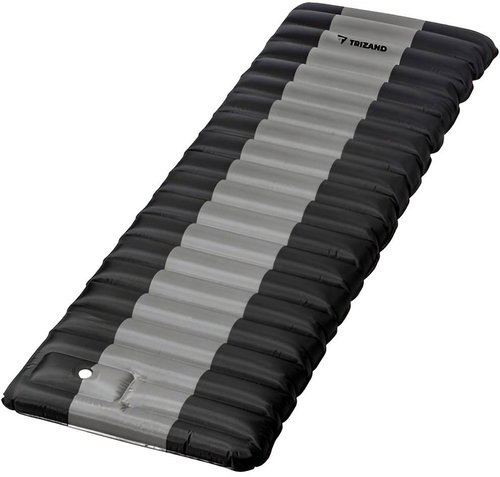 Trizand 21071 Inflatable mattress with built-in pump 190 × 60 × 12 cm black and grey - Air Mattress - Main image