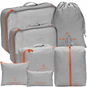 Packing Cubes Trizand 23111 Cestovní organizér do kufru sada 7 ks, šedý - Packing Cubes