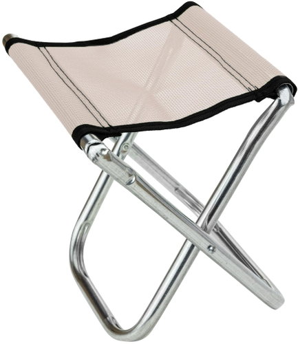 Vergionic 0629 Folding hiking stool, 100 kg capacity, grey - Folding Stool - Main image