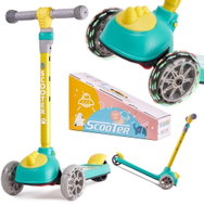 KIK KX5376 Scooter Tricycle LED blue-yellow - Children's Scooter