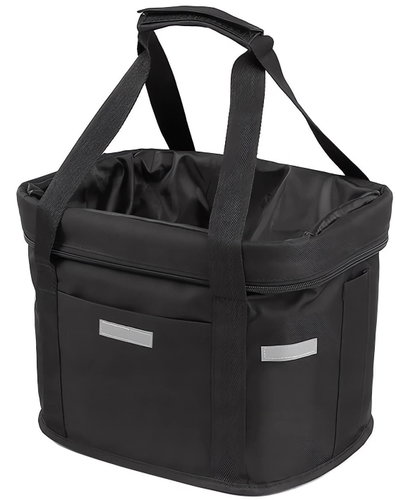Verk 14474 Waterproof bicycle basket black - Bike Basket - Main image