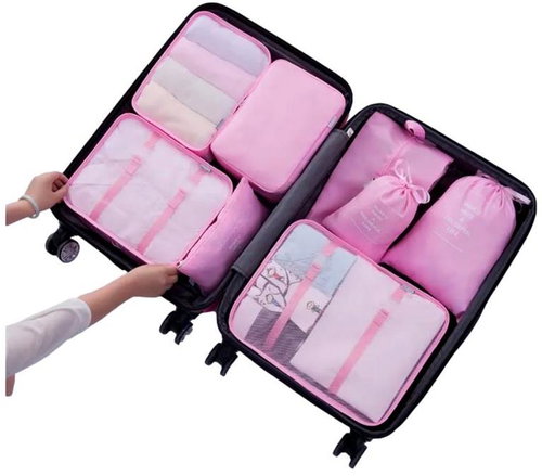 T-class Trunk organizer T-class 8 pcs pink - Organiser - Main image