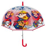 Nickelodeon Deštník Paw Patrol průhledný - Dětský deštník