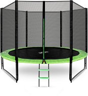 Aga Sport Pro Trampolína 305 cm světle zelená + ochranná síť + žebřík - Trampoline
