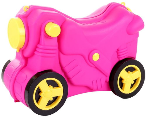 PD Toys Dětský kufr, odrážedlo růžový - Suitcase - Main image
