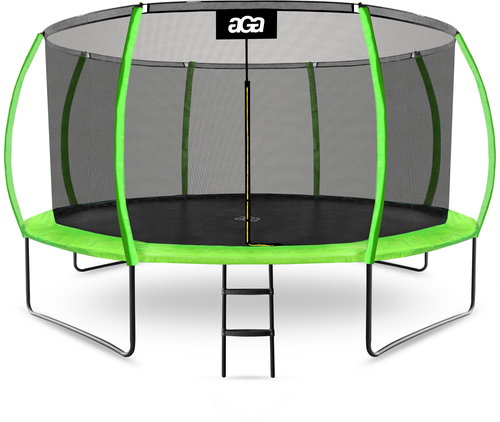 Aga SPORT EXCLUSIVE Trampoline 430 cm light green + protective net + ladder - Trampoline - Main image