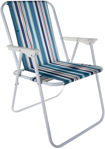 Trizand 23558 Hiking folding chair Bergamo, blue - Camping Chair - Main image