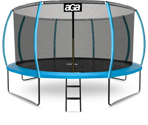 Aga Sport Exclusive Trampoline 430 cm light blue, protective net, ladder - Trampoline - Main image