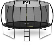 Aga Sport Exclusive Trampolína 430 cm černá, ochranná síť, žebřík - Trampoline