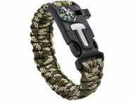 Verk 14372 Survival Bracelet Paracord 5 in 1 camouflage - Multitool 