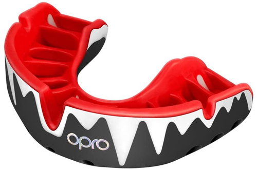 OPRO Platinum černá/červená/bílé zuby - Mouthguard - Main image