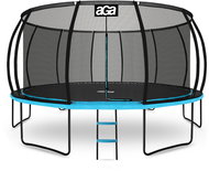 Aga Sport Exclusive Trampolína 500 cm světle modrá + ochranná síť + žebřík - Trampoline