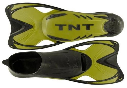 Sedco Swimming fins TNT SHORT 35-36, yellow - Fins - Main image