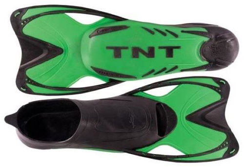 Sedco Swimming fins TNT SHORT 35-36, green - Fins - Main image