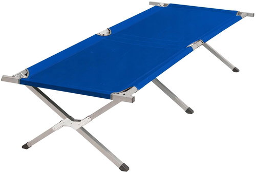 Verk 14379 Field bed 186 × 70 × 42 cm, light blue - Camping Lounge Chair - Main image
