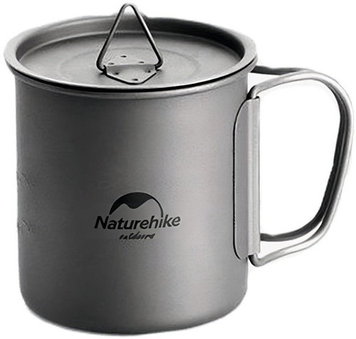 Naturehike Titanium mug 20CJ 600 ml, 100 g, incl. lid - Mug - Main image