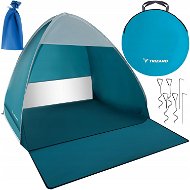Trizand 23479 Samorozkládací stan plážový 200 × 150 × 110 cm, modrobílá - Beach Tent