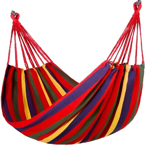 AFF Hammock 80 × 200 cm, red stripes - Hamaka - Main image