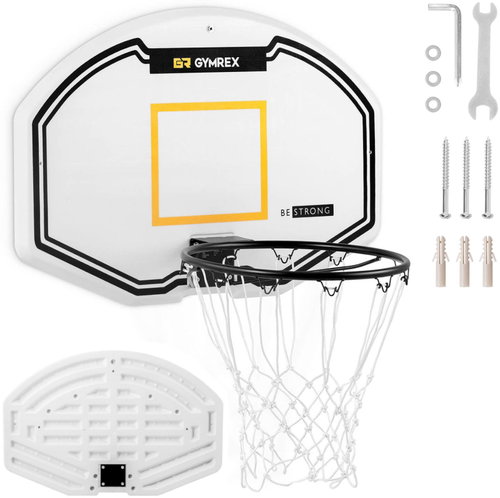Gymrex Basketball hoop basketball hoop for wall mounting, with plate, 61 × 91 cm - Basketball Goal - Main image