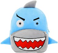 EXCELLENT Semišový batoh modrý - žralok - Batoh
