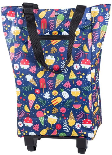 Verk 24135 Shopping bag on wheels 20 l blue - Shopping Trolley - Main image